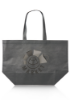 Full Color Sublimation Reusable Tote Bags Gray