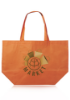 Full Color Sublimation Reusable Tote Bags Orange