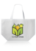 Full Color Sublimation Reusable Tote Bags White
