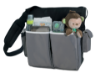 Tot Diaper Bag Black/Gray