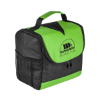 Center Divider Lunch Bag Black/Lime Green Trim