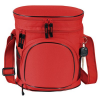 Double Compartment 12 Pack Golf Coolers Red/Black Trim