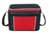 Koozie® Clean Edge Kooler Black/Red Accents