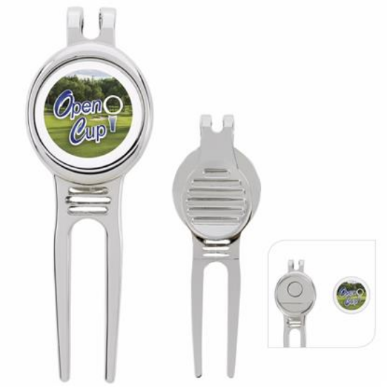 Golfer's Divot Tool with Ball Marker - Good Value (R)