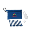 Full Color Deluxe Golf Kit in Zippered Pouch Blue