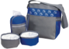 Pet Accessory Bag Gray/Royal Blue Accents