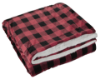 Sherpa Throw Buffalo Check Red