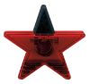 Star Clip Magnet - Good Value (R) Translucent Red