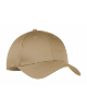 Six Panel Twill Cap Khaki