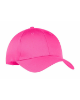 Six Panel Twill Cap Neon Pink