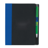 5" x 7" ECO Notebook with Flags Black/Blue