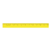 12" Enamel Flat Wood Rulers Yellow