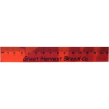 15 CM Mood Wood Rulers Red to Orange