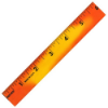 6" Mood Wood Rulers Orange to Yellow