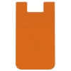 Dual Pocket Silicone Phone Wallet (OFN6200) Orange