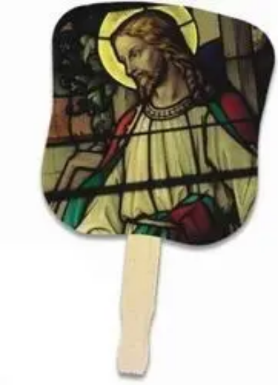 Picture of Stock Design Hand Fan-Jesus