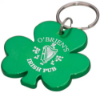 Picture of Aluminum Engraved Shamrock Shape Key Chain