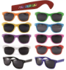 Picture of Retro Tinted Lens Sunglasses - Full-Color Full-Arm Printed