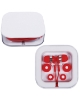 Earbuds in Square Case Red