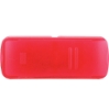 Plastic Bandage Dispenser with Pill Case Red