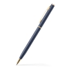 The Slim Metal Gold Pens Blue