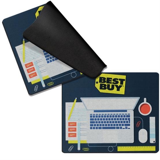 8"h x 9.5"w x 1/8" Thick Rectangular Mousepad