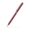 Burgundy Brass Twist Action Pen With Gold Trim