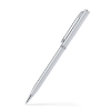 Silver Brass Twist Action Pen With Chrome Trim