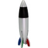 Silver Rocket Pen - 4 Color Ink