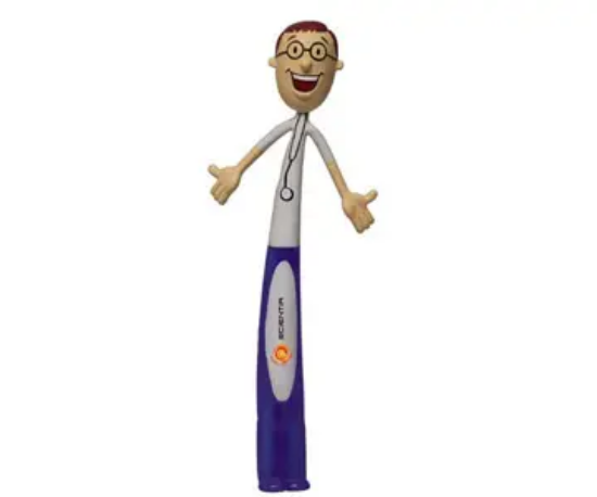 Picture of Health Care Professional (Male) Bend-A-Pen Full Color Pens