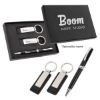 Picture of Executive Pen And Leatherette Key Tag Box Set