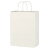 Picture of Kraft Paper White Shopping Bag - 10" x 13"