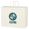 Picture of Kraft Paper White Shopping Bag - 16" x 12-1/2"