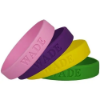 Picture of Custom Debossed Silicone Wristbands - 8" x 1"