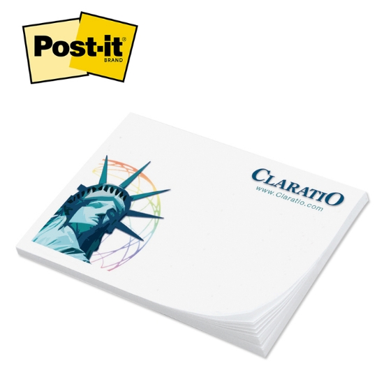 Post-it® Custom Printed Notepad 3" x 4" - 50 Sheets