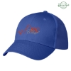 Custom Logo 6 Panel Polyester Cap - Embroidered Royal Blue