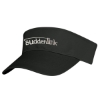 Custom Logo Cotton Twill Visor - Embroidered Black