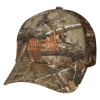 Custom Logo Hunter's Retreat Mesh Back Camouflage Cap Real Tree Edge