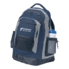 Custom Logo Sports Backpack Navy With Grey