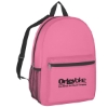 Custom Logo Budget Backpack Pink