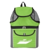 Custom Logo All-in-One Beach Backpack Lime