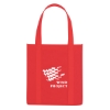 Custom Logo Non-Woven Avenue Shopper Tote Bag Red