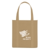 Custom Logo Non-Woven Avenue Shopper Tote Bag Tan