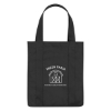 Custom Logo Non-Woven Shopper Tote Bag Black