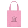 Custom Logo Non-Woven Shopper Tote Bag Pink