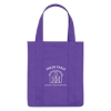 Custom Logo Non-Woven Shopper Tote Bag Purple