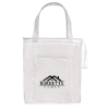 Custom Logo Non-Woven Insulated Shopper Tote Bag White