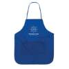 Custom Logo Non-Woven Full Apron Royal Blue