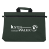 Custom Logo Document Bag Forest Green