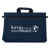 Custom Logo Document Bag Navy Blue